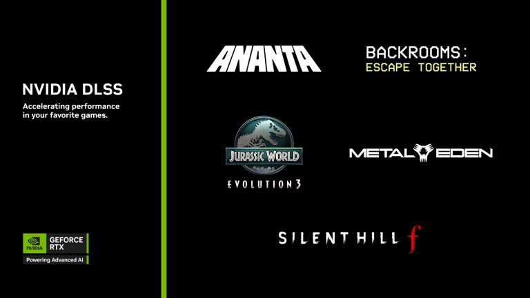 NVIDIA RTX-Update: DLSS 4 & Raytracing in neuen Spielen wie ANANTA, Jurassic World Evolution 3 & mehr