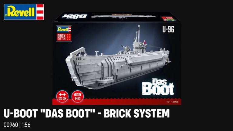 Revell wagt neuen Schritt: Brick System mit beeindruckendem „Das Boot“-U-Boot