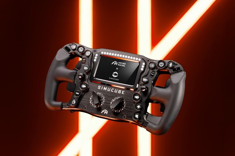 Ascher Racing x Simucube Ultimate – High-End Sim-Racing-Lenkrad mit USB & Quick Release
