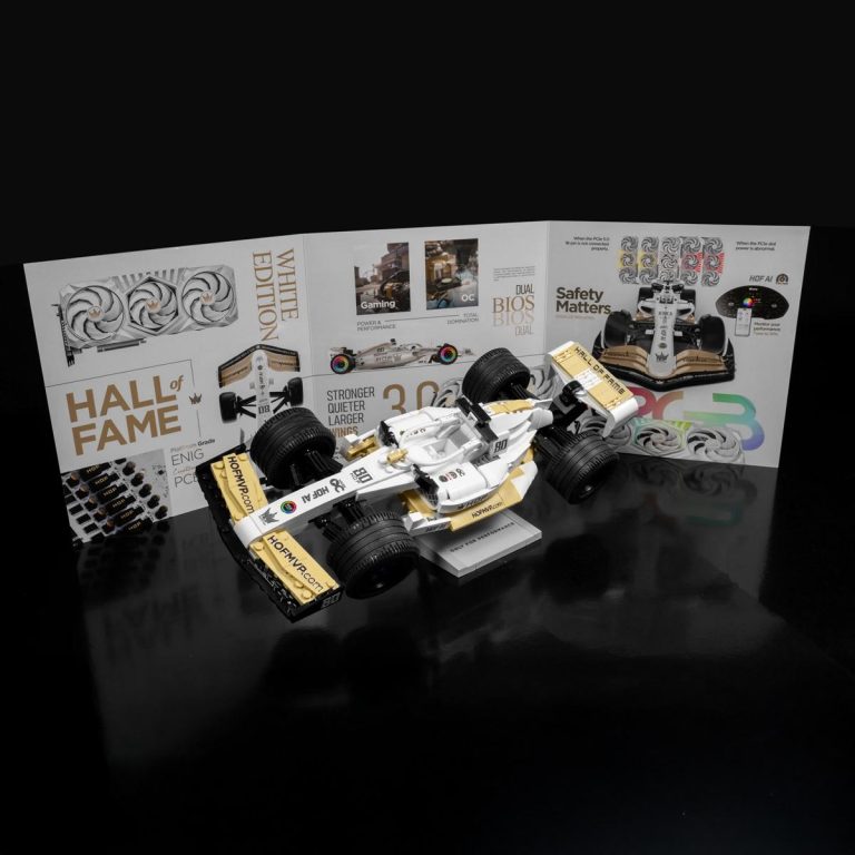 Die limitierten HOF-Rennwagen aus Klemmbausteinen von KFA2