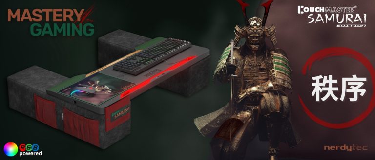 nerdytec Couchmaster CYCON³ Samurai Edition – Gaming-Komfort inspiriert von Samurai-Ästhetik