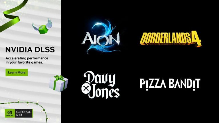 Neue NVIDIA DLSS-Spiele: AION2, Pizza Bandit & DAVY x JONES