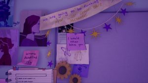 Eine Pinnwand mit vielen Notizzettel