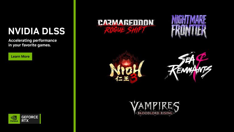 NVIDIA RTX: Neue DLSS-Updates für Nioh 3, Carmageddon & mehr