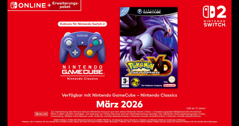 Pokémon XD: Der dunkle Sturm kommt zu GameCube auf Switch 2
