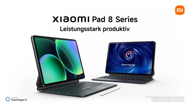 Xiaomi präsentiert Xiaomi Pad 8 & Pad 8 Pro – KI-Tablets mit 144Hz & Snapdragon-Power