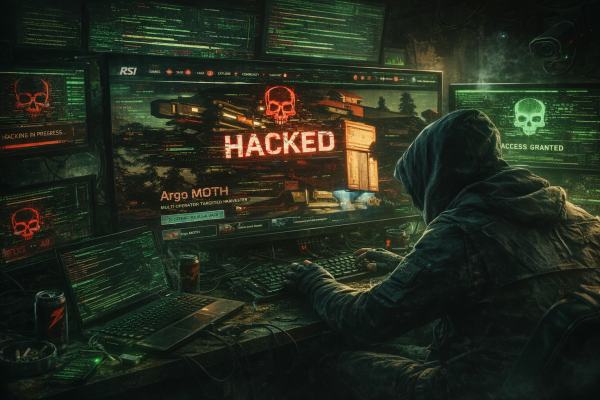 Hacking Angriff auf Star Citizen (mit ChatGPT erstellt by Proof)