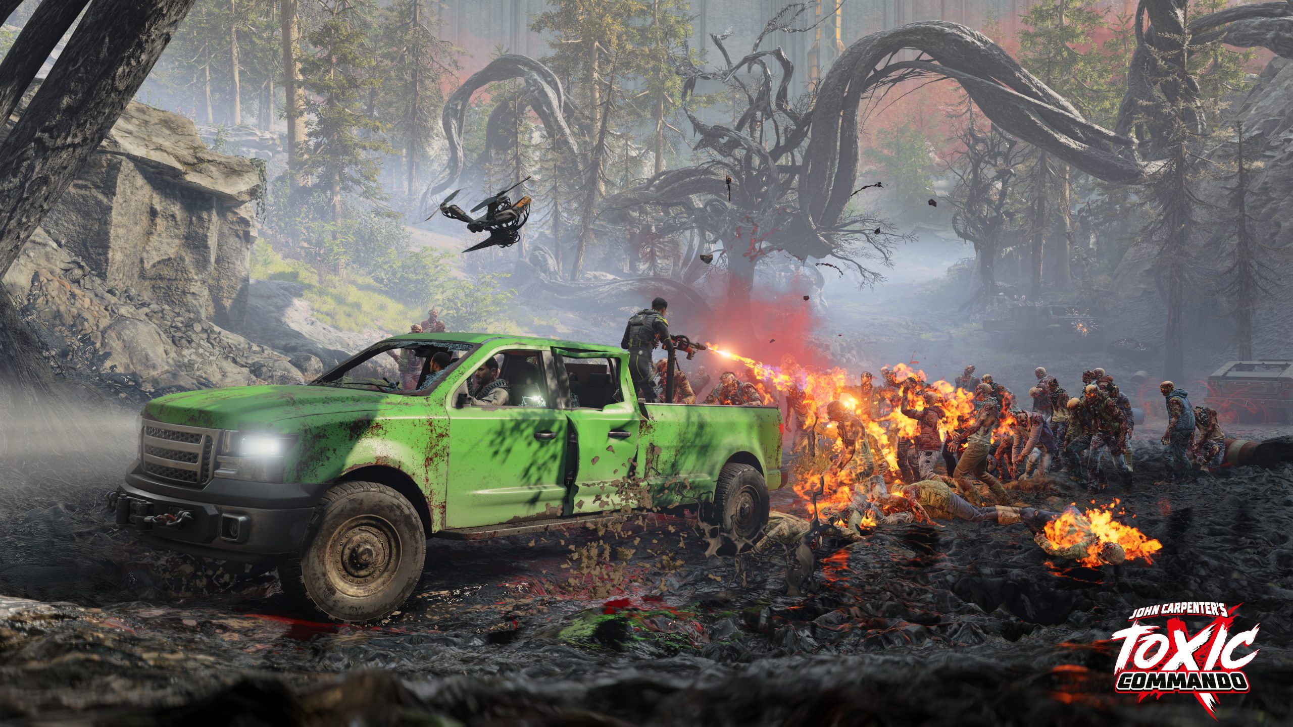 Eines der vielen Fahrzeuge aus Toxic Commando