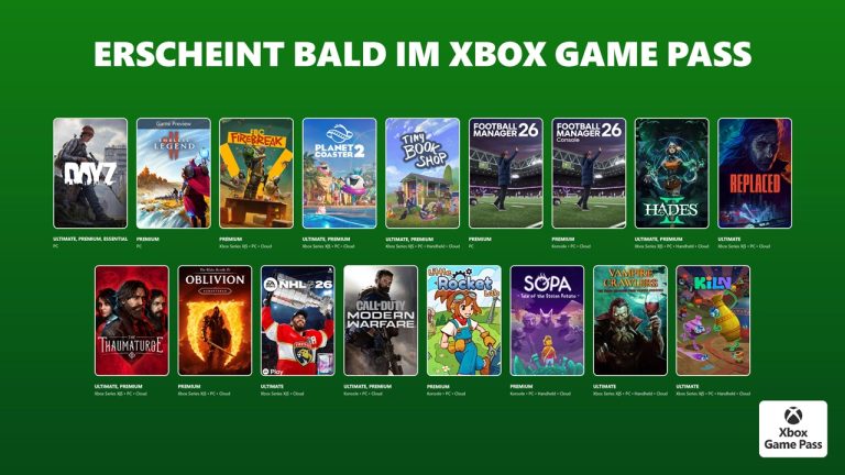 Game Pass April 2026 – Dickes Paket an Spielen