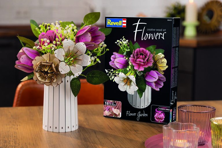 Revell Flowers: DIY-Holzblumen als kreatives Geschenk zum Muttertag