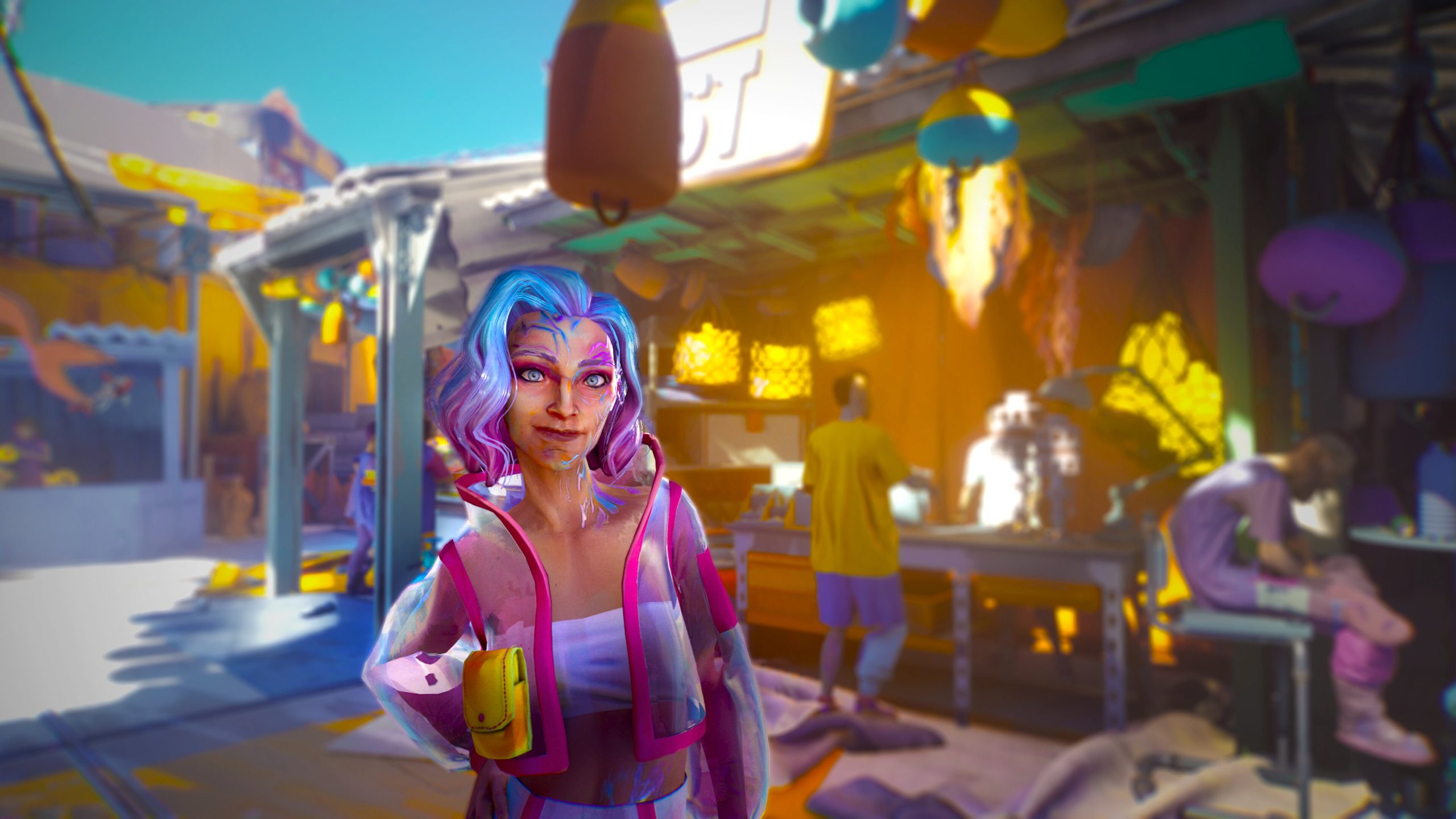 Screenshot mit Eyla aus dem Spiel Tides of Tomorrow