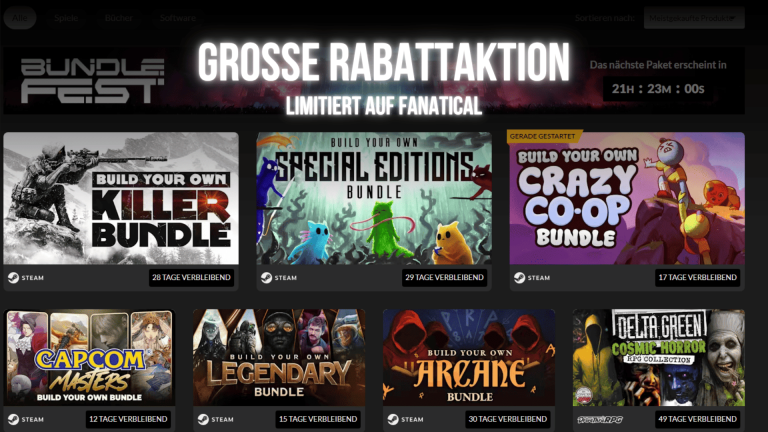 Große Fanatical-Rabattaktion: Resident Evil, Monster Hunter & mehr stark reduziert
