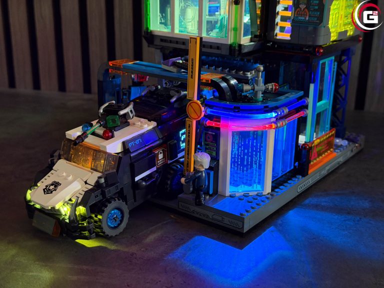Das Lumibricks 17009 Cyberpunk Police HQ im Test