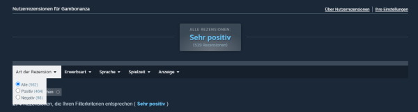 Die Steam-Rezensionen