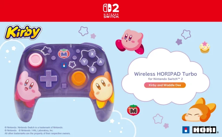 HORI präsentiert neue Kirby- und Waddle-Dee-Accessoires für Nintendo Switch 2