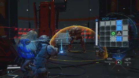 Kampfmechanik in Pragmata
