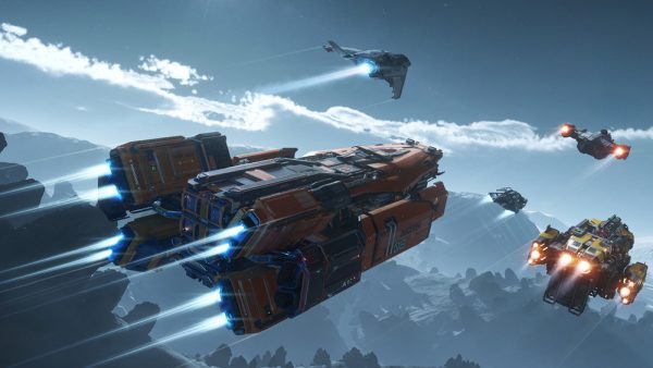 Star Citizen Industrial Ships Flying