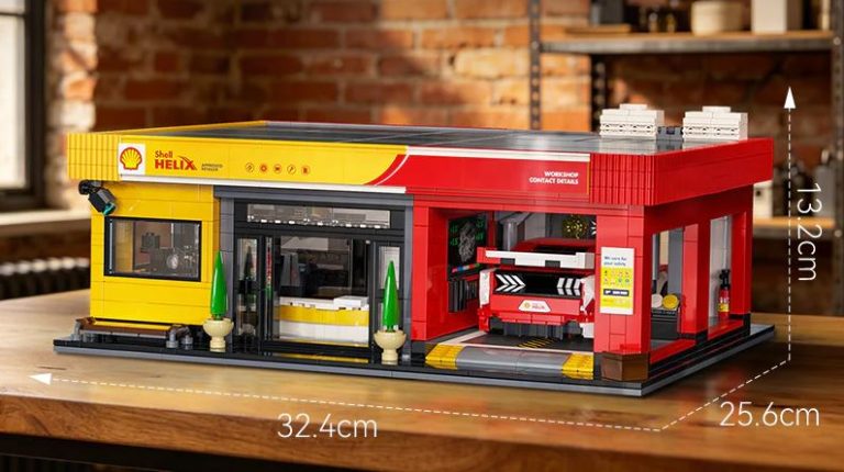 CaDA präsentiert offiziell lizenzierte Shell Service Station mit über 1.600 Teilen