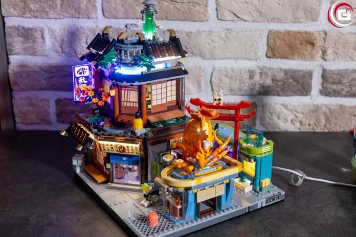 Lumibricks Cyberpunk Neoncity F9073 Izakaya-70