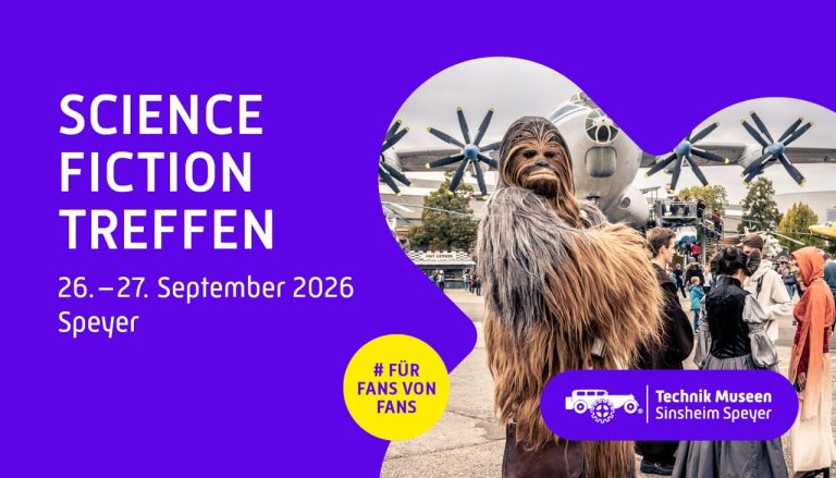 Gewinnspiel: Gewinnt 2×2 Tickets für das Science Fiction Treffen 2026 im Technik Museum Speyer