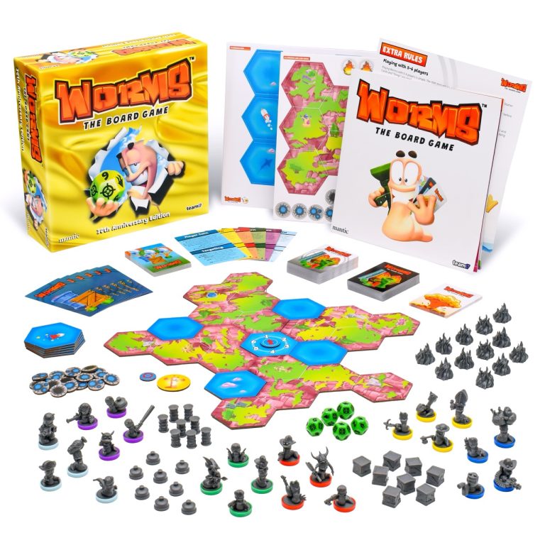 Worms: The Board Game – 30th Anniversary Edition feiert 30 Jahre Chaos auf dem Spieltisch
