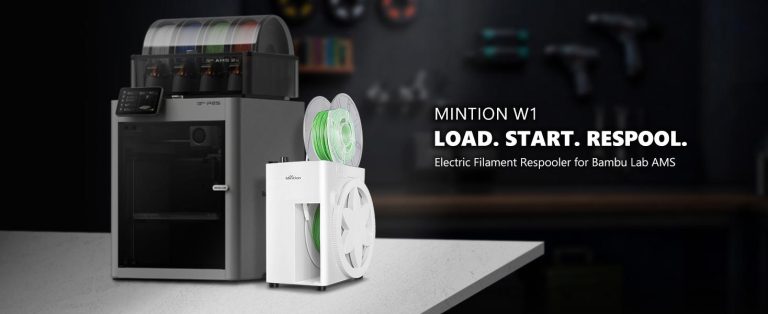 Mintion W1: Elektrischer Filament-Respooler für Bambu Lab AMS