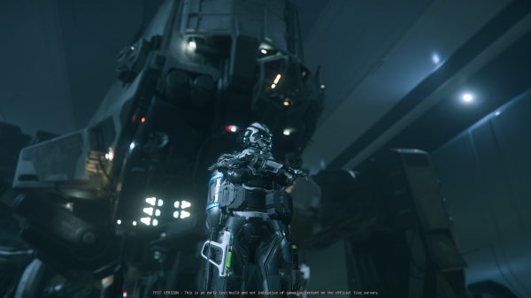 Star Citizen body infront of Reclaimer