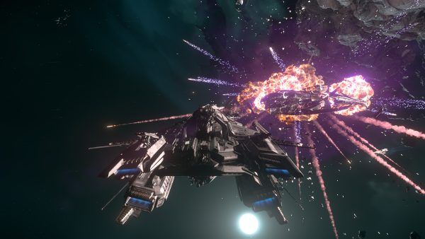 Star Citizen Perseus destroys Marauder Tactical Strike Groups