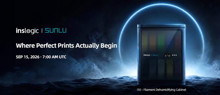 SUNLU × INSLOGIC FilaDC i10: Filament trocken lagern mit intelligenter Feuchtigkeitskontrolle