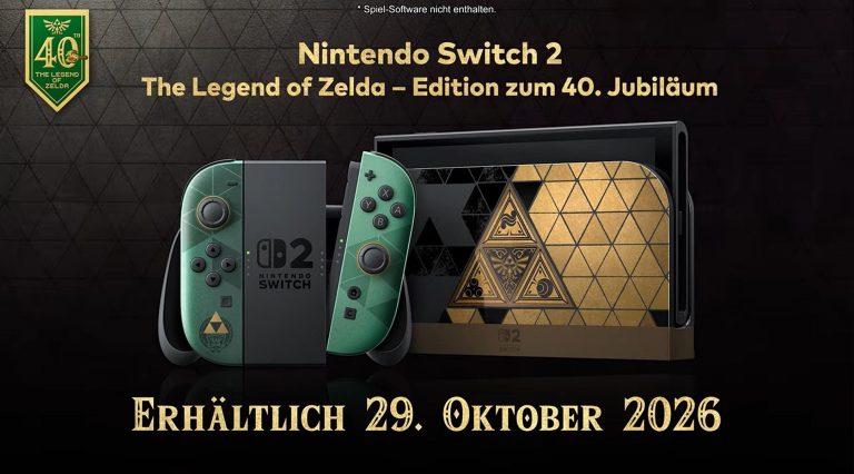 Nintendo Switch 2: Zelda-Sonderedition zum 40. Jubiläum angekündigt