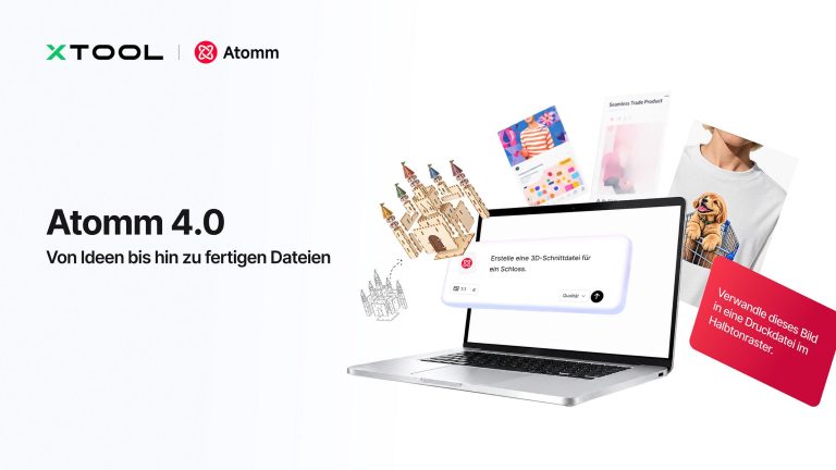 xTool Atomm: KI-Plattform soll Maker von der Idee bis zum fertigen Design begleiten