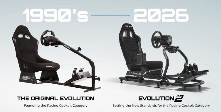 Playseat feiert 30 Jahre Renncockpits und kündigt Evolution 2 an