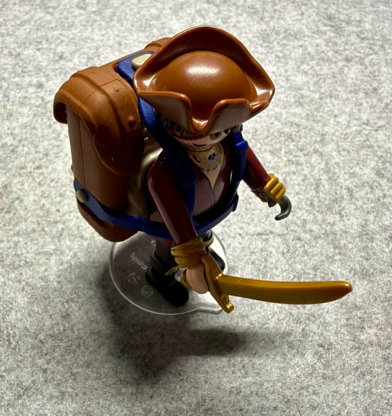 playmobil-Piratenfigur mit Hi-Rucksack 